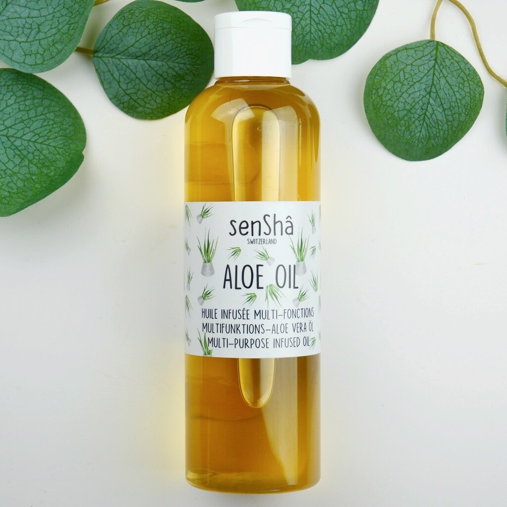 Aloe Oil 250ml Huile visage, corps, cheveux