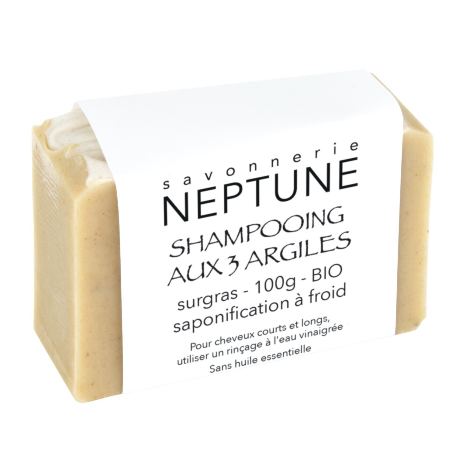 Shampooing aux 3 argiles - bio - 100g
