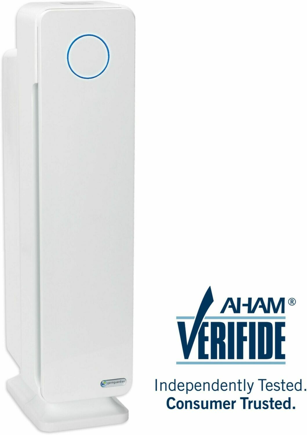 Elite Collection 167 Sq. Ft Tower Air Purifier - Crystal White