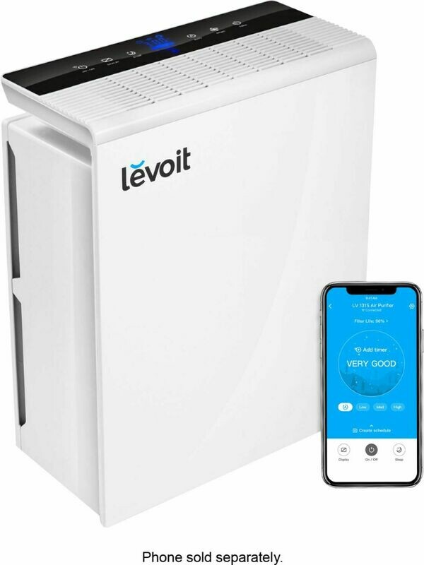 361 Sq. Ft Smart Air Purifier - White