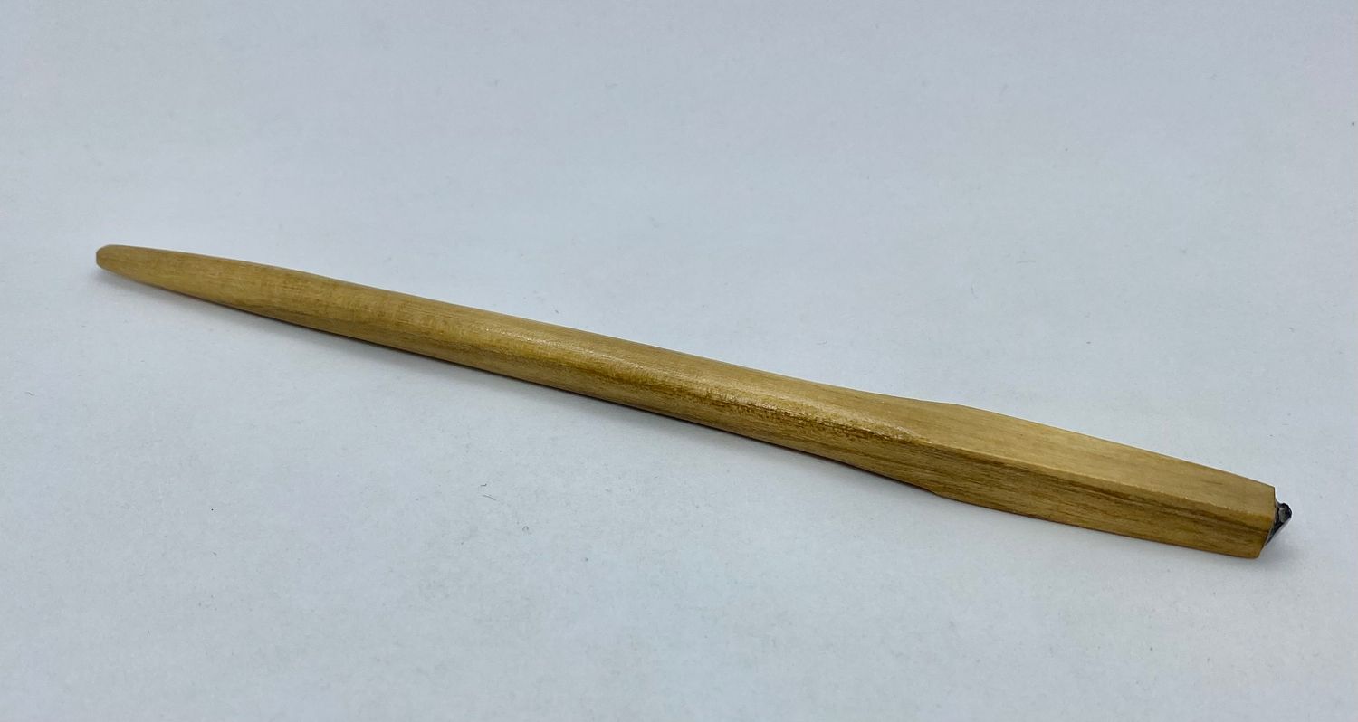 Wooden Crystal Energy Pocket Wand