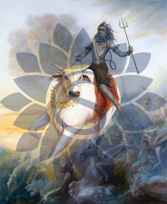 Lord Shiva on Nandi