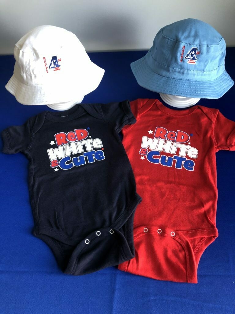 Onesie - Red, White & Cute Onesie - Red, White & Cute