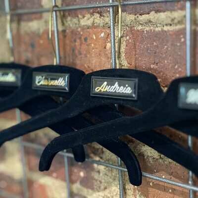 Luxury Black Velvet Hanger