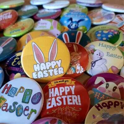 Easter Button Badges (PACK of 50)