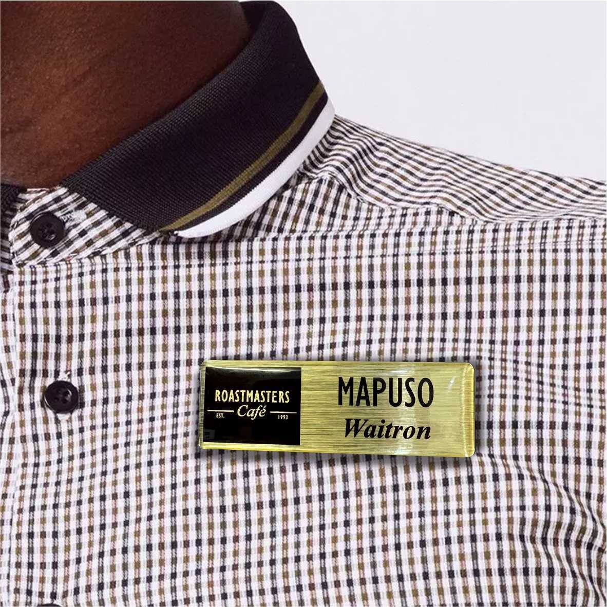 Name Badges - Rectangular Plastic