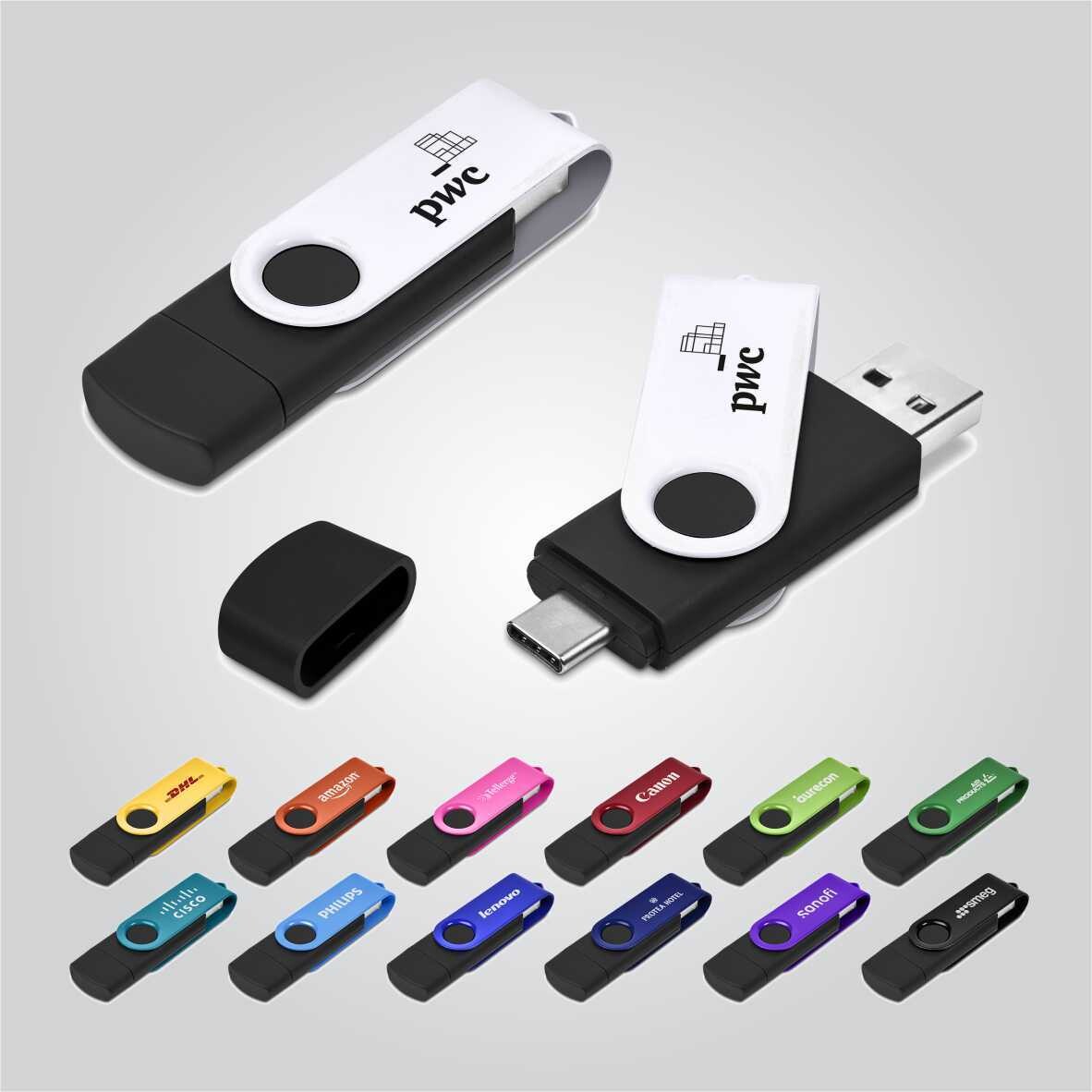 Shuffle Gyro Black Memory Stick - 8GB