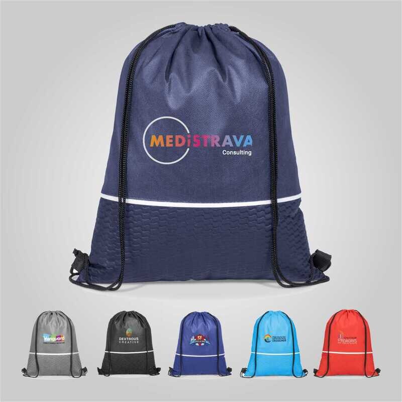 Brighton Non-Woven Drawstring Bag