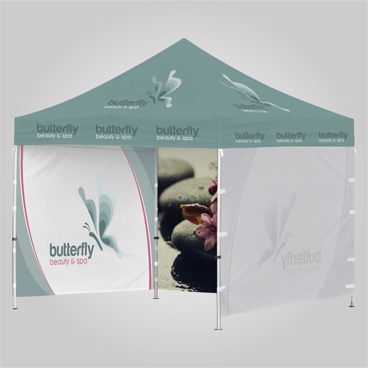 Ovation Sublimated Gazebo 3m x 3m - 3 Full-Wall Skins