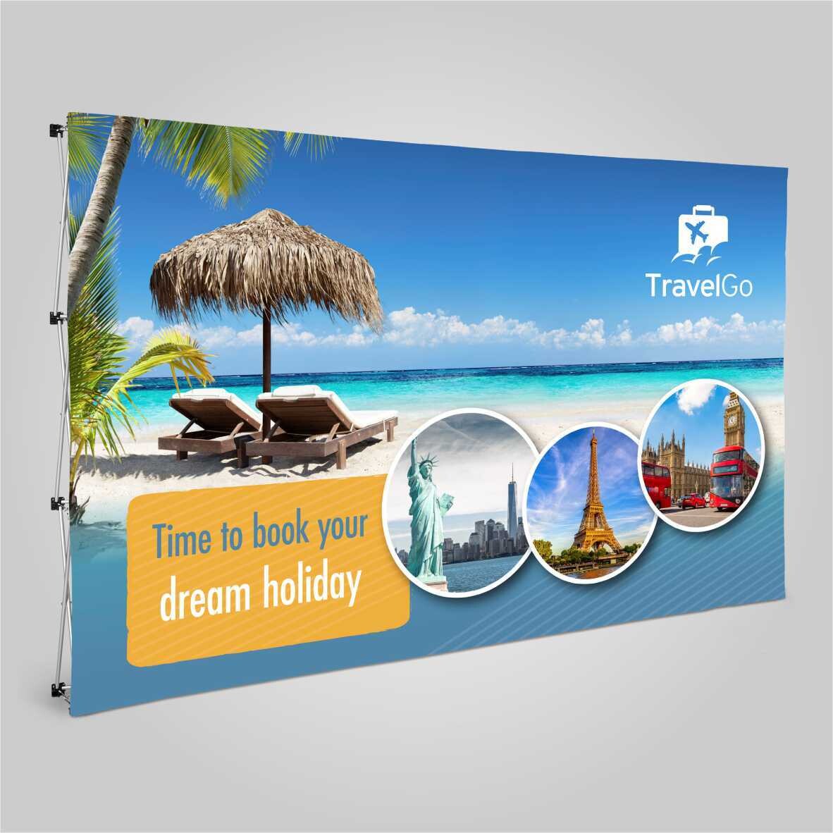 Legend Straight Banner Wall 3m x 2.25m