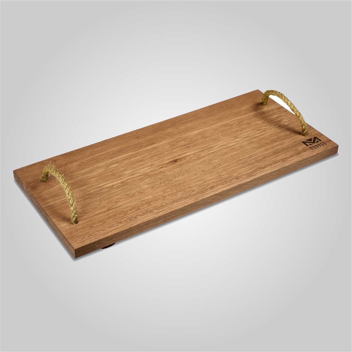Okiyo Homegrown Rectangular Hardwood Food Platter