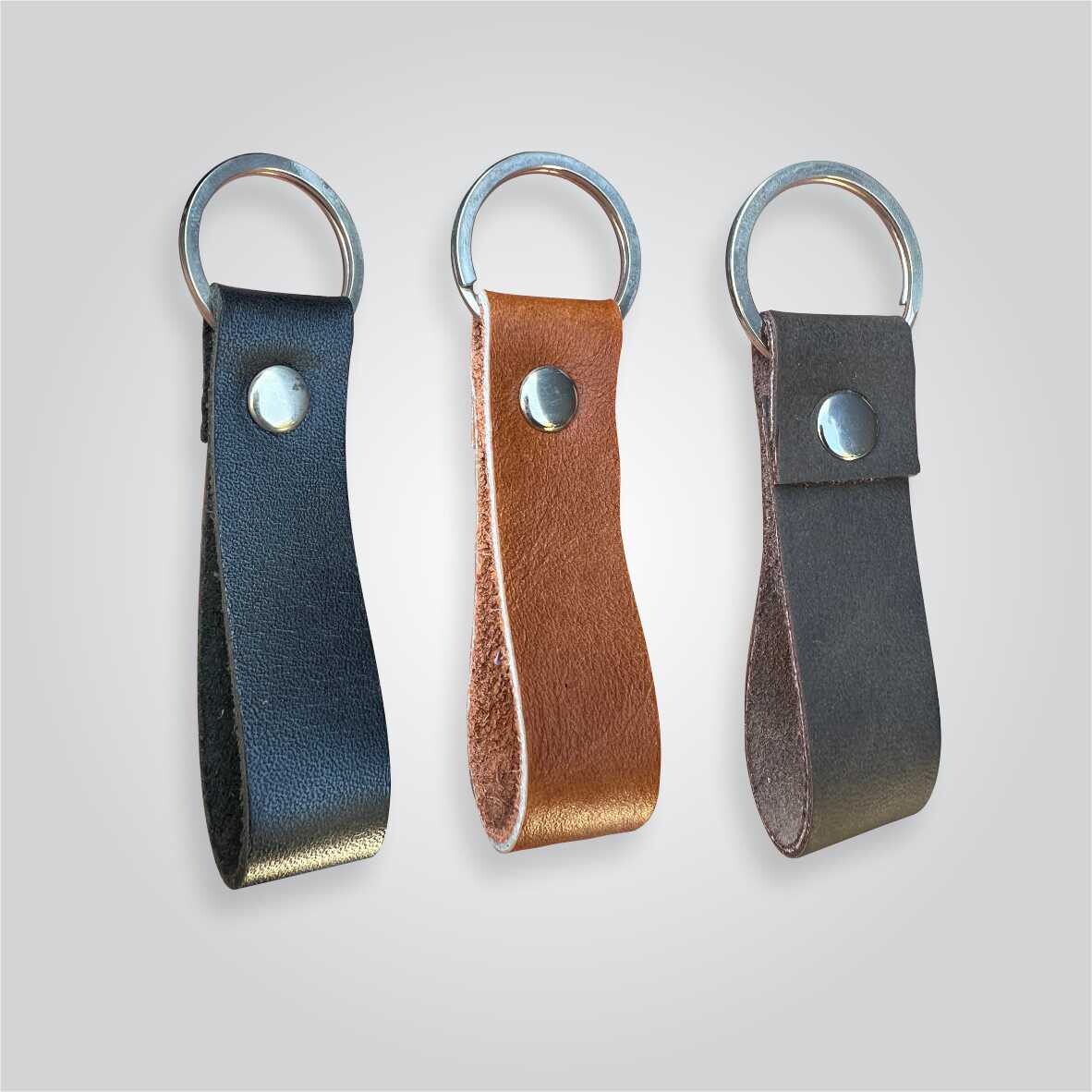 Leather Loop Keyring