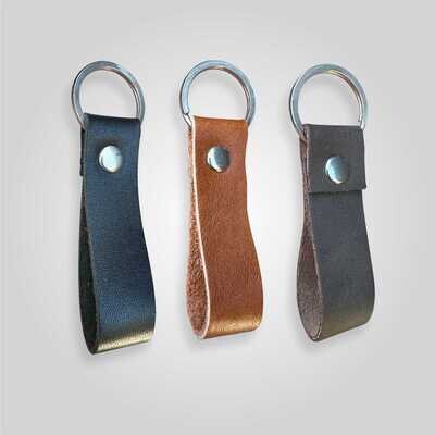 Leather Loop Keyring