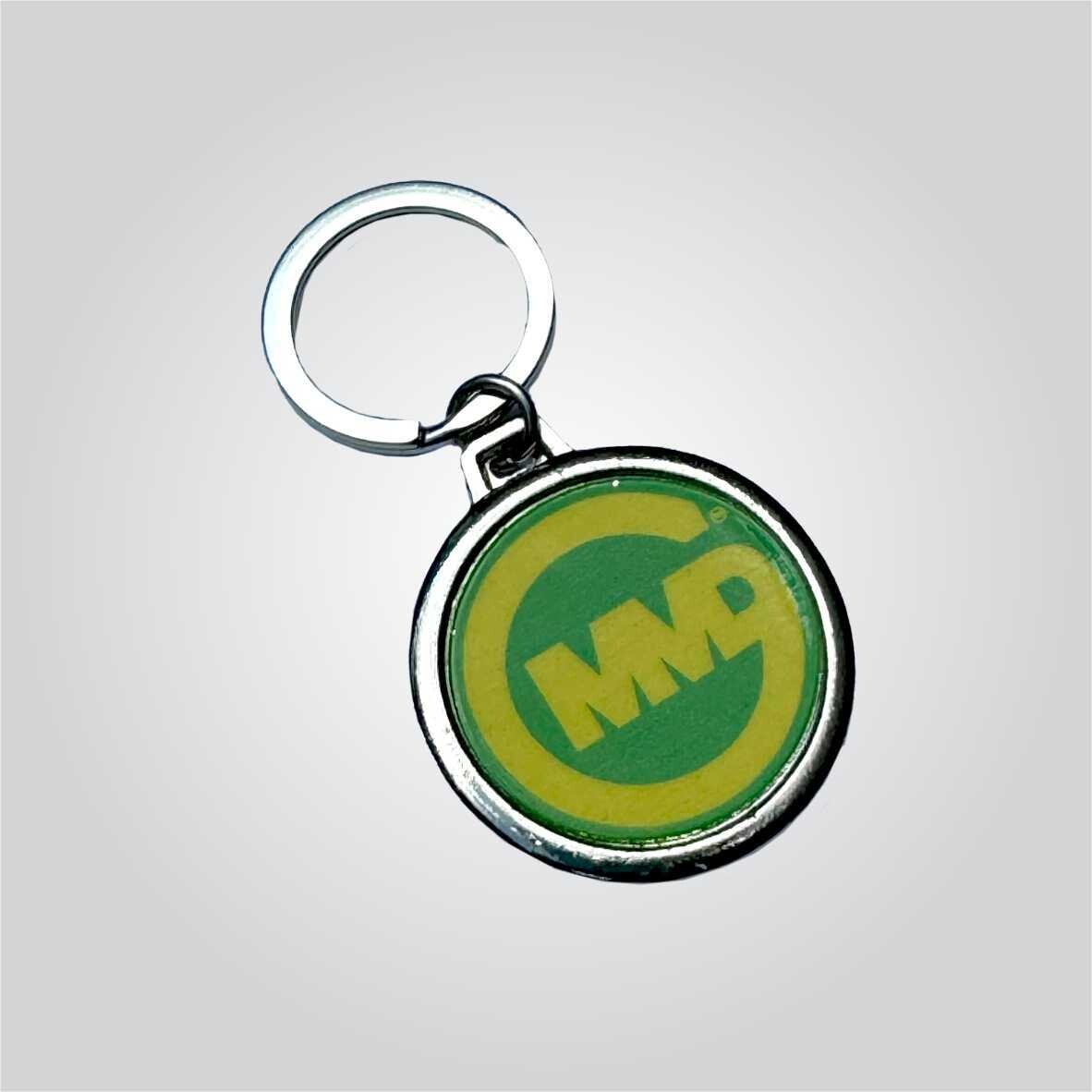 Round Metal Keyring