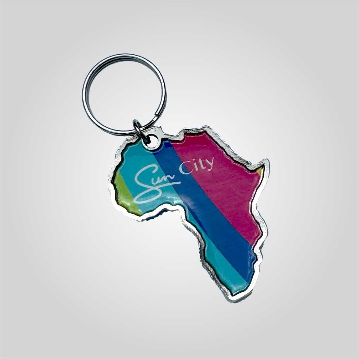 Africa Metal Keyring