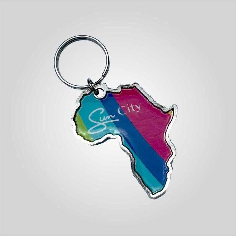 Africa Metal Keyring