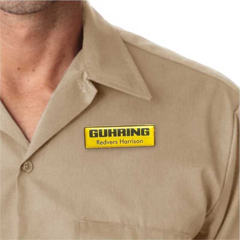 Name Badges - Recess Metal