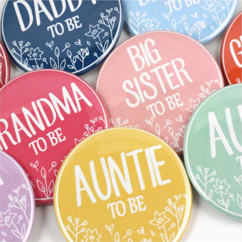 Custom Round Button Badge 100mm