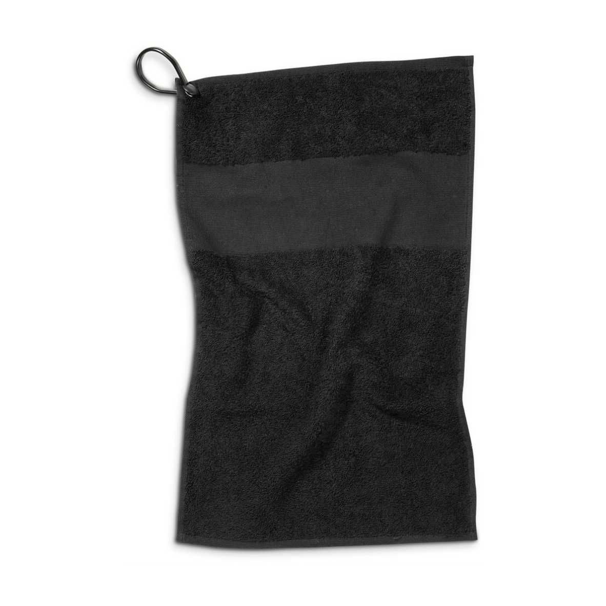 Erinvale Golf Towel, Colour:: Black