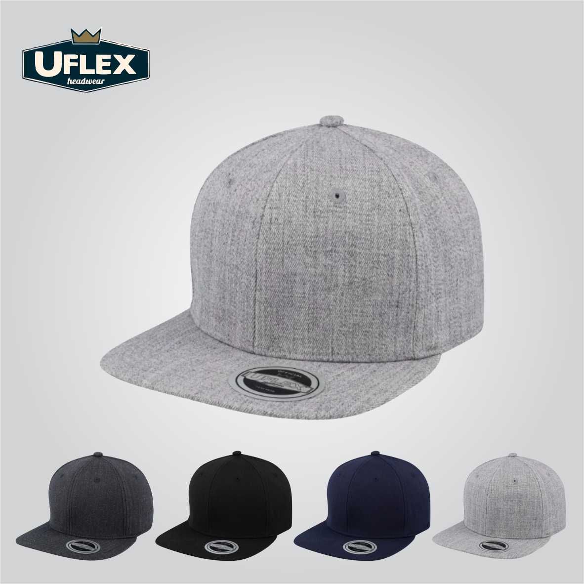 UFLEX 6 Panel FLAT Peak Fitted Cap
