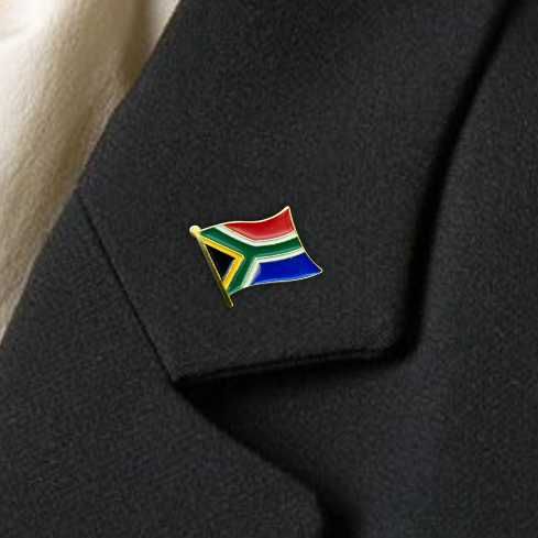 South African Flag Lapel Pin Badges