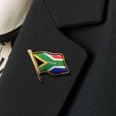 Single Flag Lapel Badges