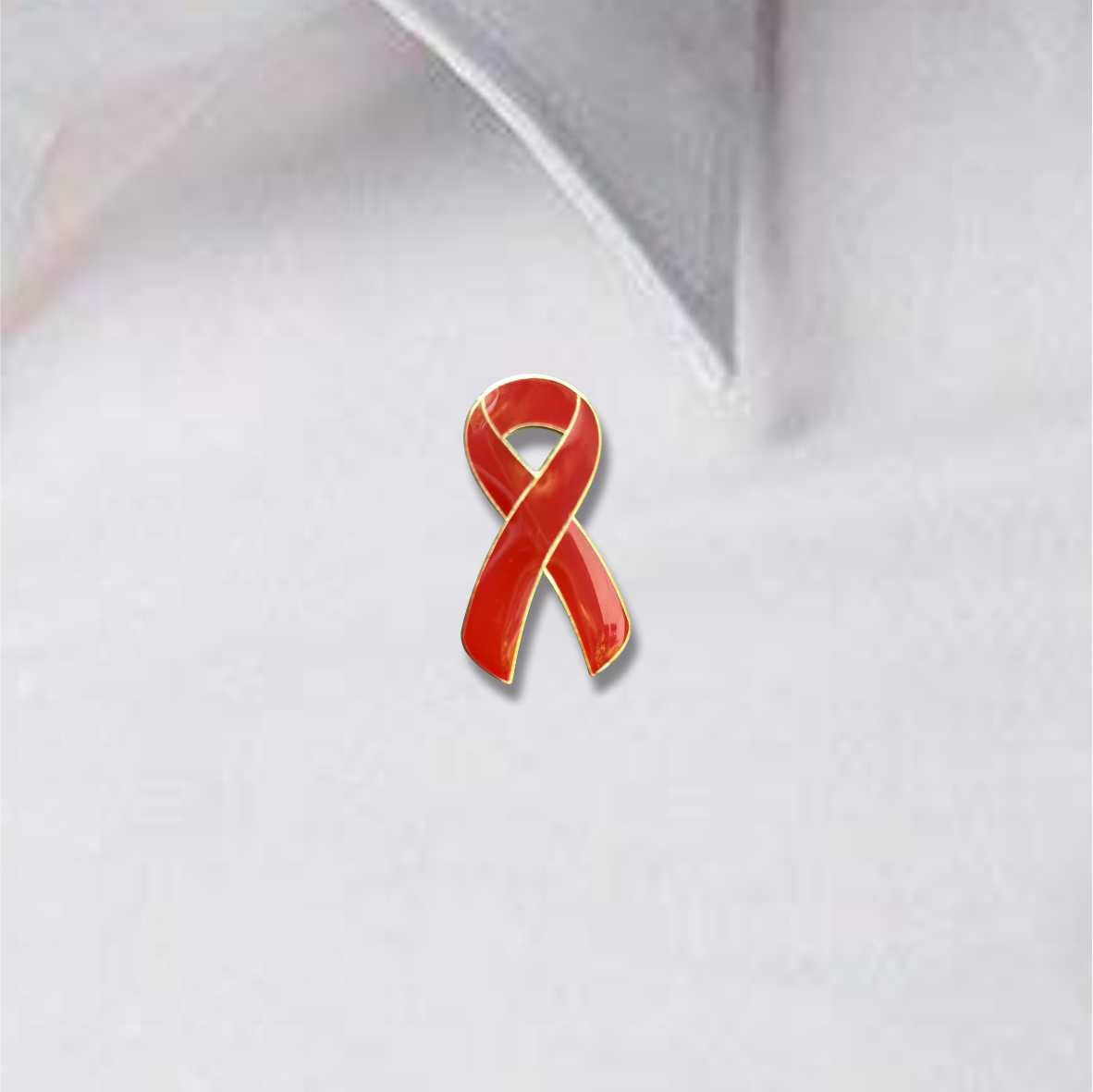 Awareness Ribbon 27mm Lapel Badges