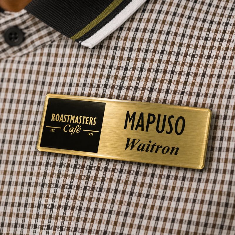 Name Badges - Rectangular Plastic