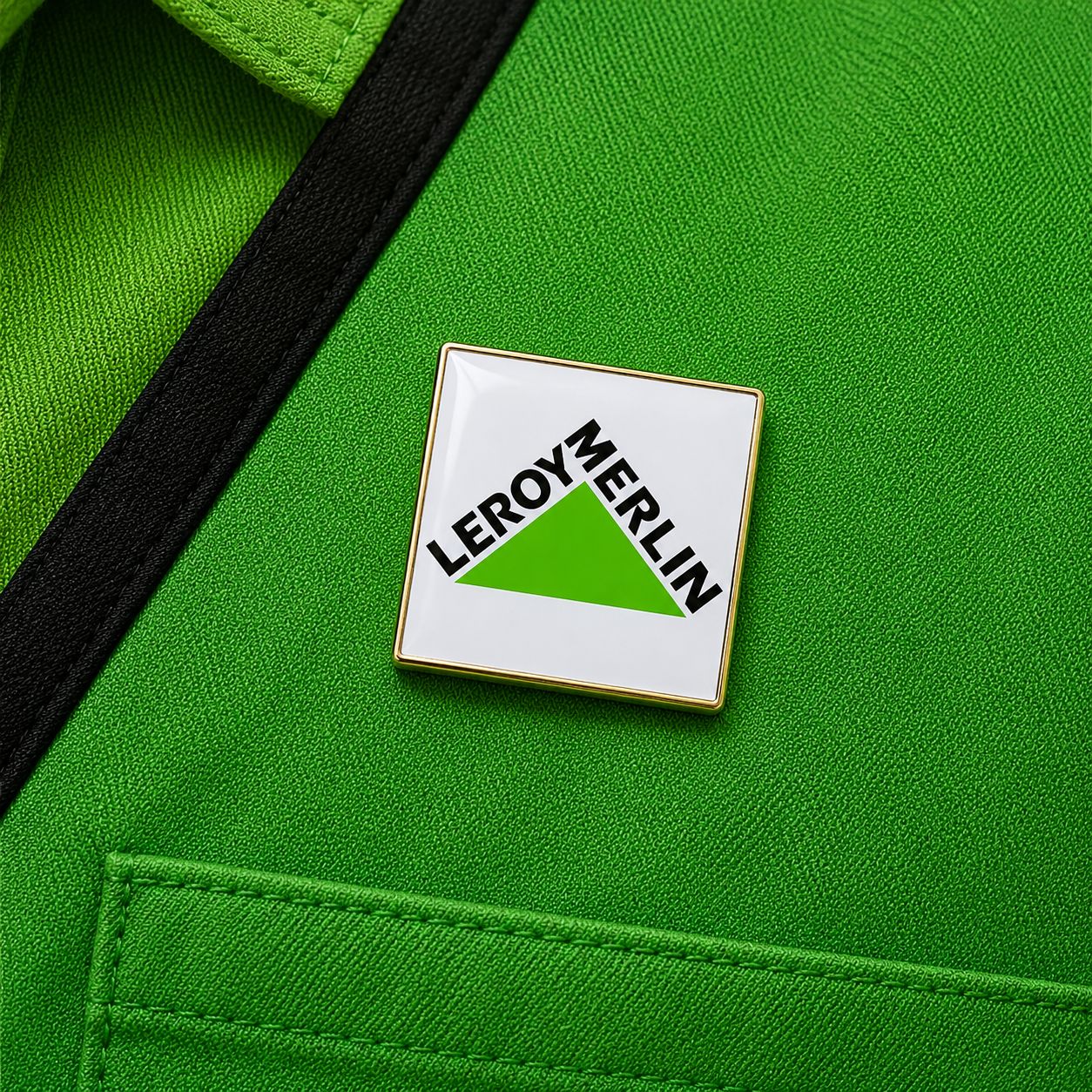 Square Lapel Badges