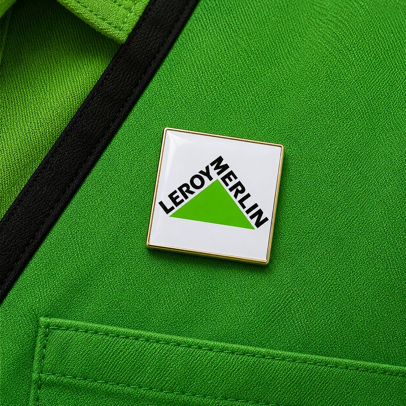 Square Lapel Badges