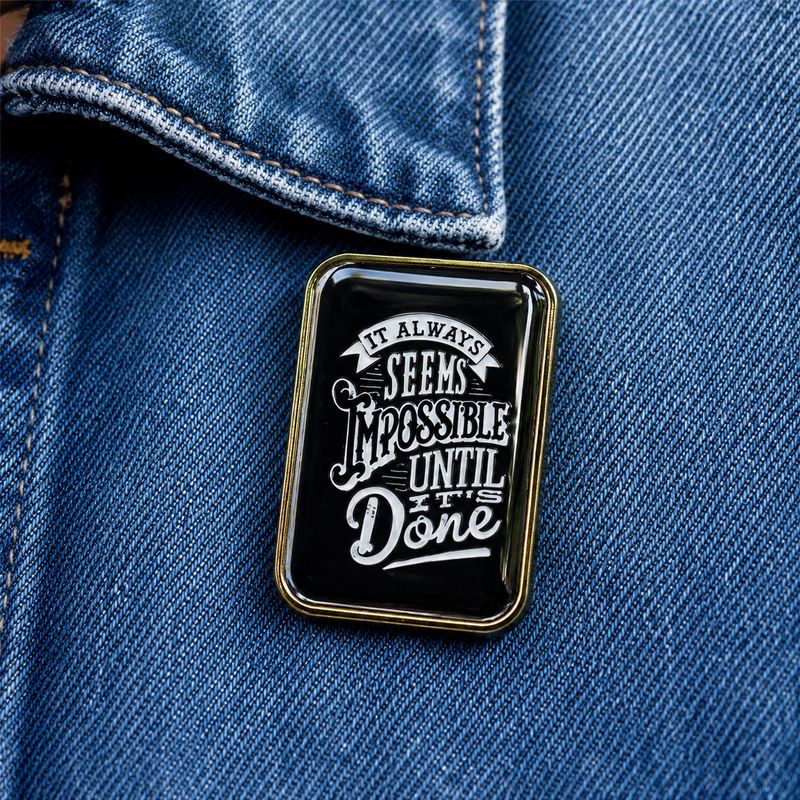 Rectangular Lapel Badges