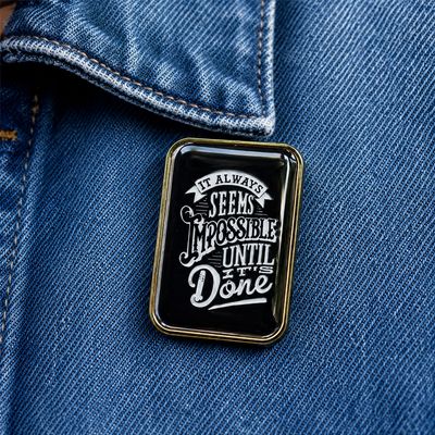 Rectangular Lapel Badges