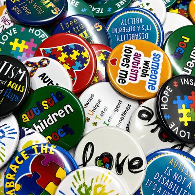 Autism Awareness Button Badges (PACK of 50)