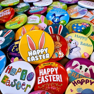 Easter Button Badges | Pack of 50