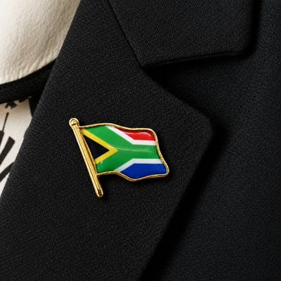 Single Flag Lapel Badges
