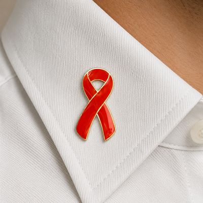 Awareness Ribbon 27mm Lapel Badges