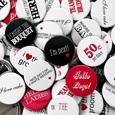 Bachelorette Party Button Badges (PACK of 50)