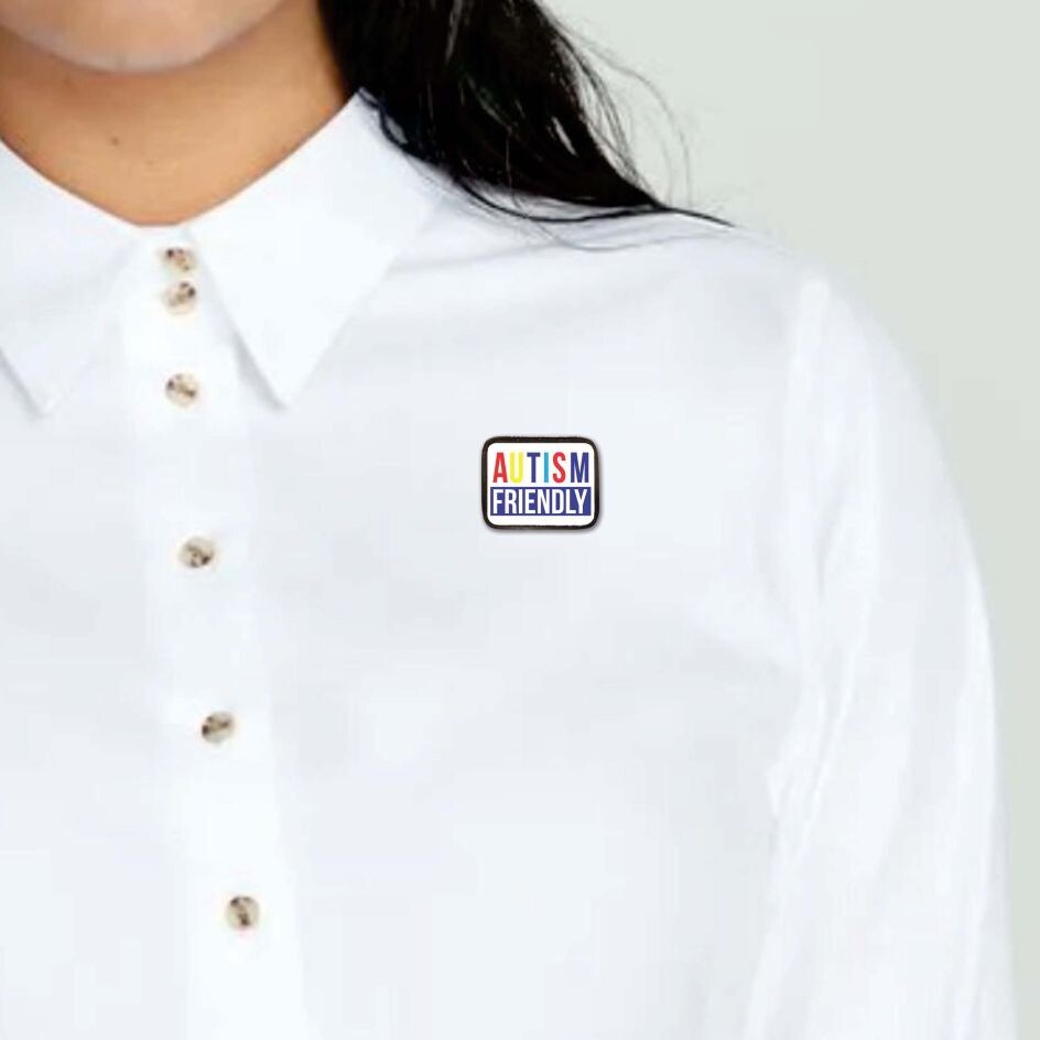 Autism Friendly Lapel Badge