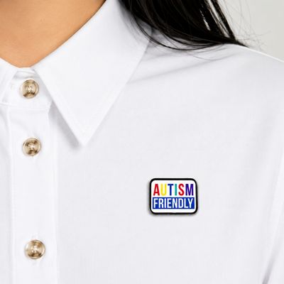 Autism Friendly Lapel Badge