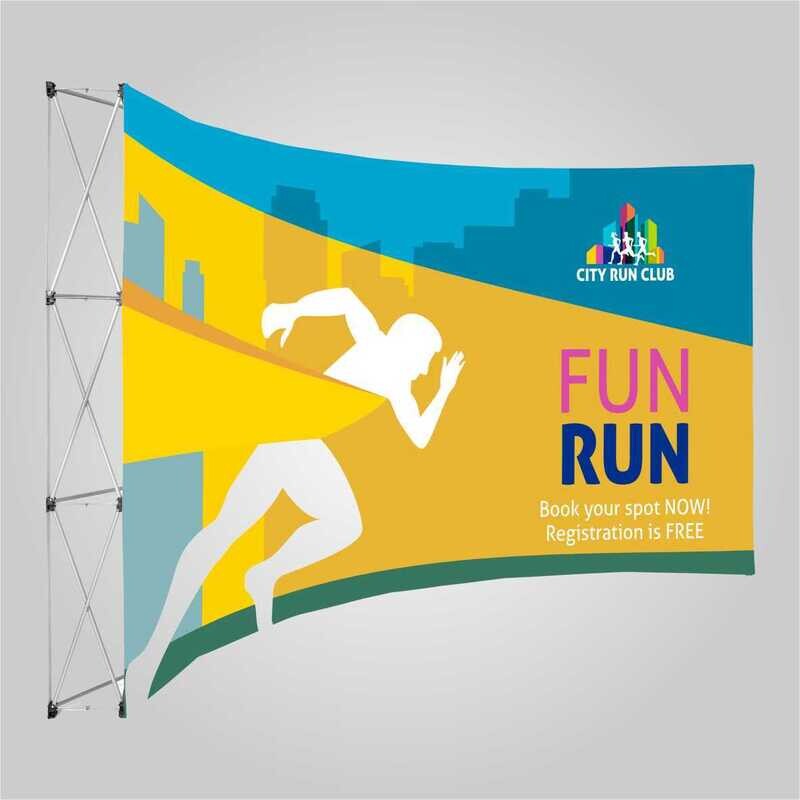 Legend Curved Banner Wall 4.2m x 2.25m