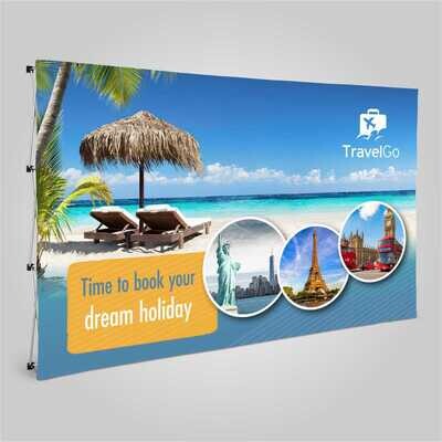 Legend Straight Banner Wall 3m x 2.25m