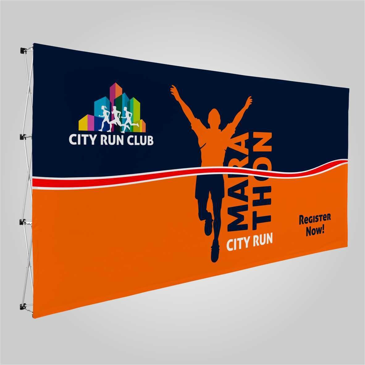 Legend Straight Banner Wall 4.45m x 2.25m