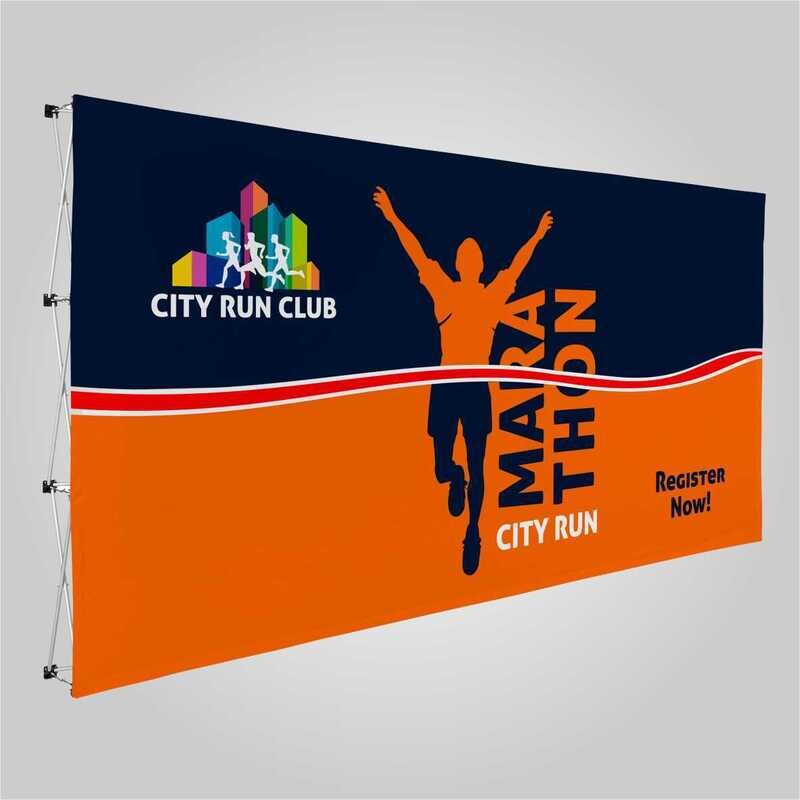 Legend Straight Banner Wall 4.45m x 2.25m