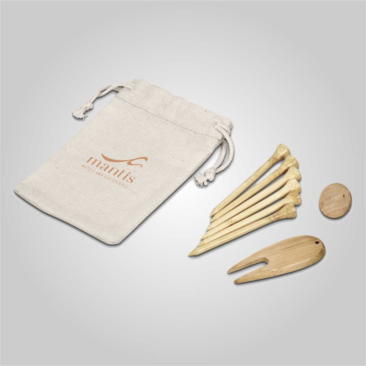 Okiyo Nikko Bamboo Golf Accessories Set