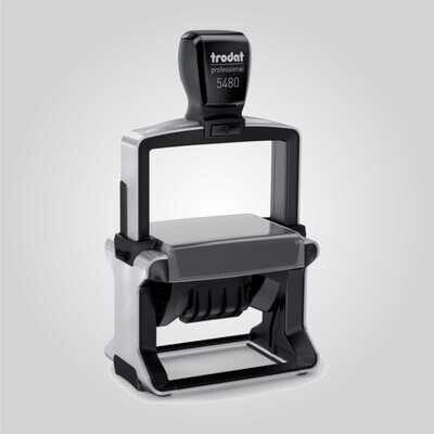 Custom Self-Inking Text &amp; Date Stamp – Trodat 5480 (68 × 47 mm)