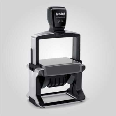Custom Self-Inking Text &amp; Date Stamp – Trodat 5474 (60 × 40 mm)