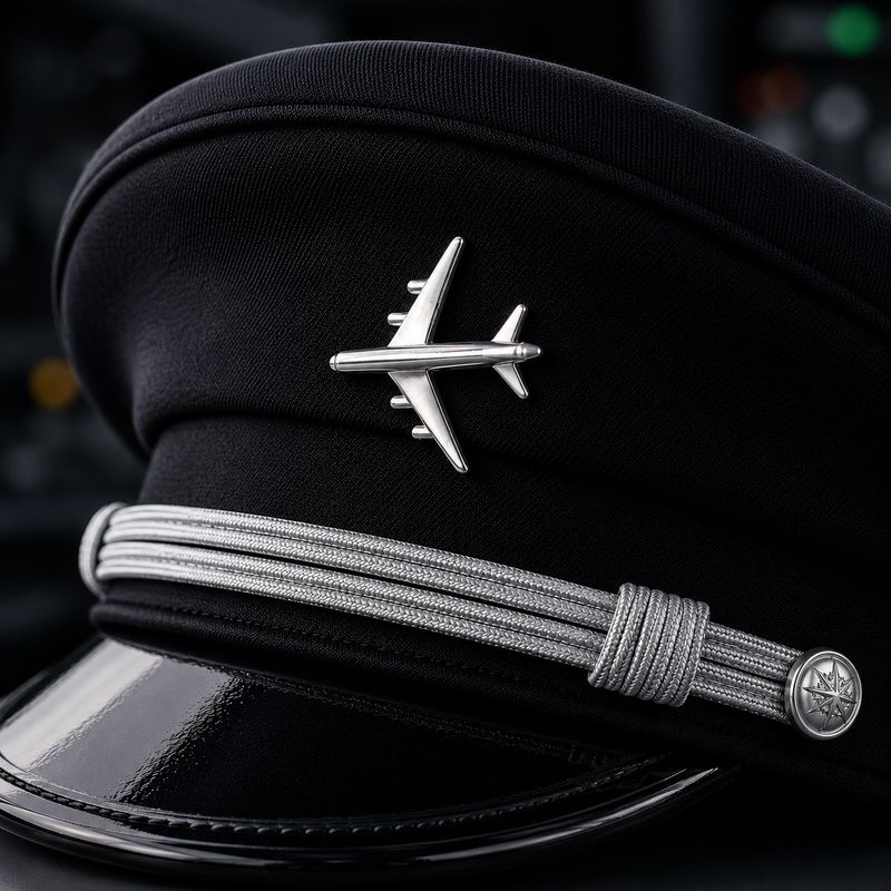 Silver Airplane Lapel Badge