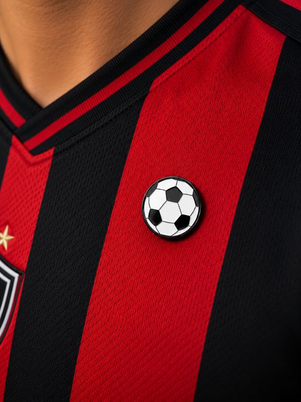 Football Lapel Badge