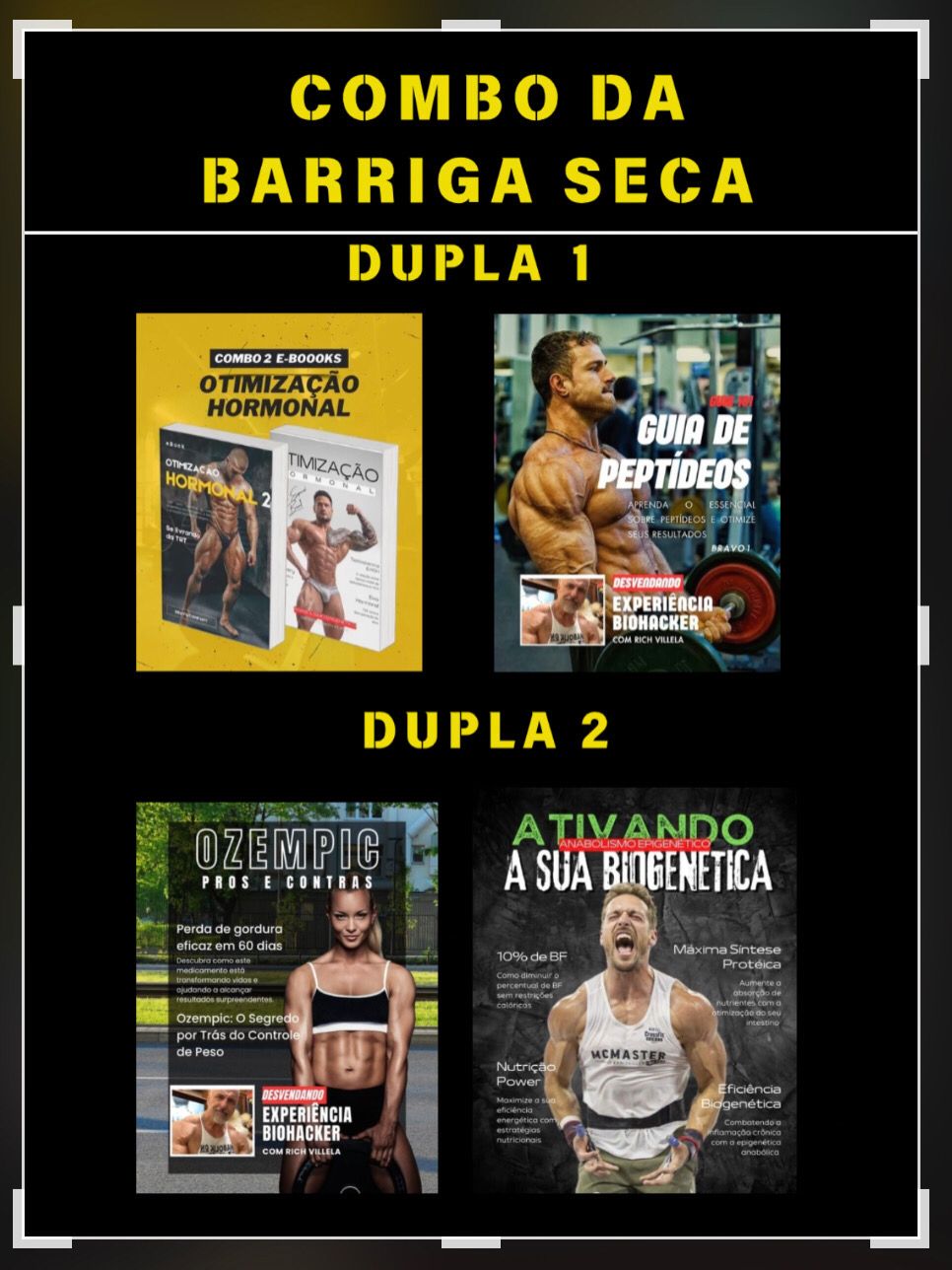 Combo Da Barriga Seca [6 Em 1]