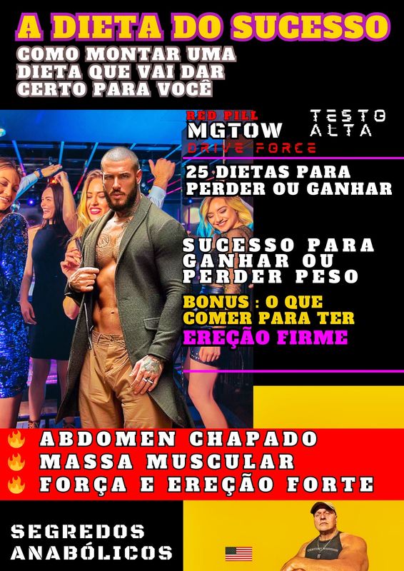A Dieta do Sucesso - 25 Dietas Para Ganhar Ou Perder Que Dão Certo ( Bonus: Alimentos Para Ereção Forte )
